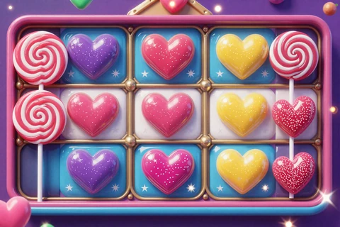 Sweet Bonanza Candy Slot mit bunten Bonbons und Multiplikatoren